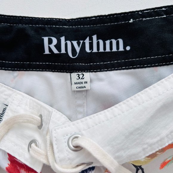 Rhythm Royal Crane Birds Trunk Board Shorts - Picture 4 of 5